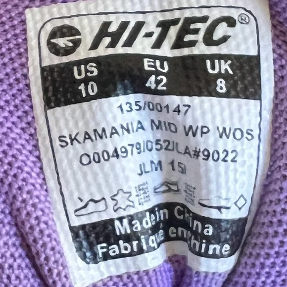 Hi-Tec Waterproof Hiking Boots size 10 - Picture 6 of 6